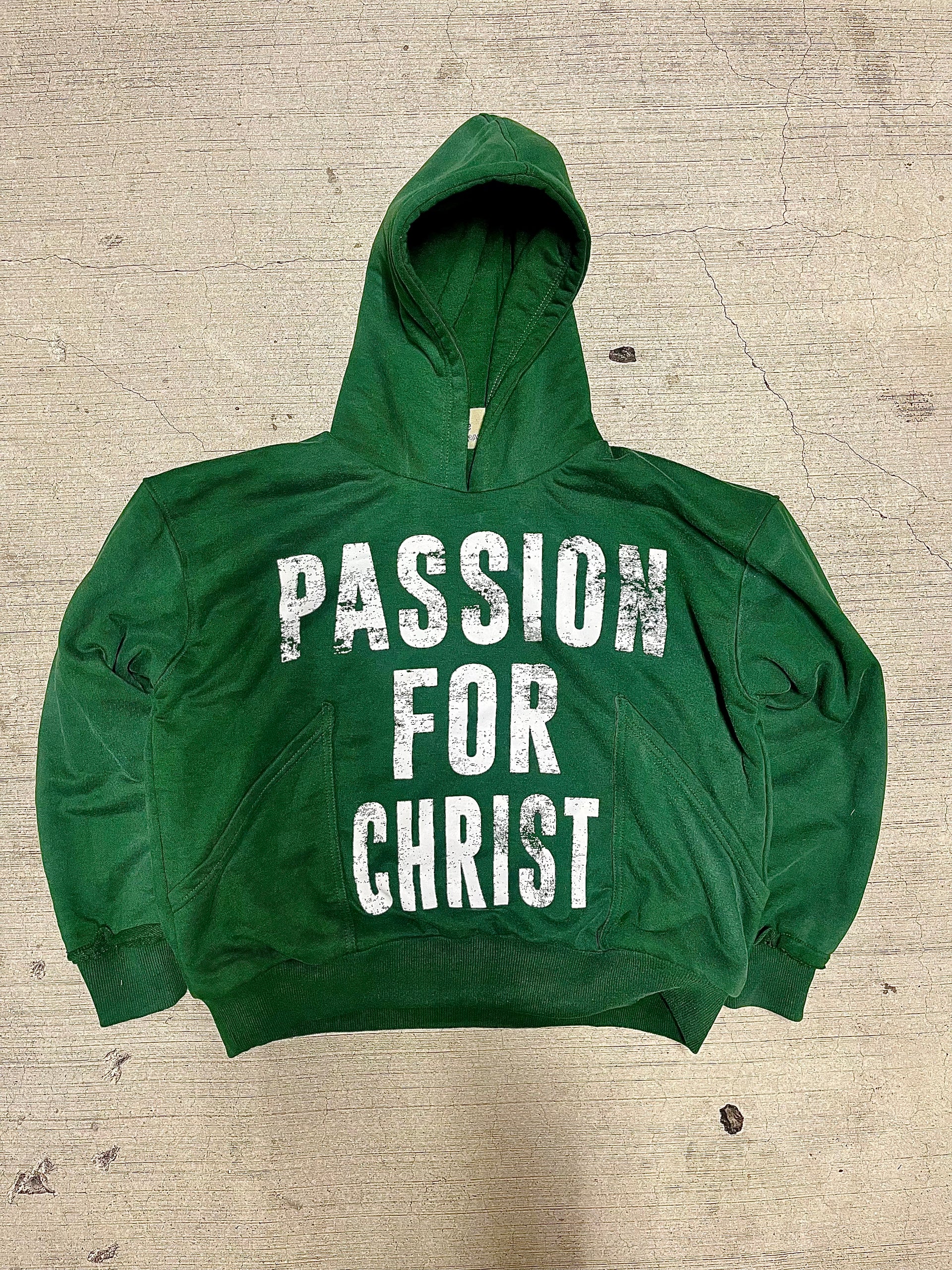 Green Passion For Christ Hoodie