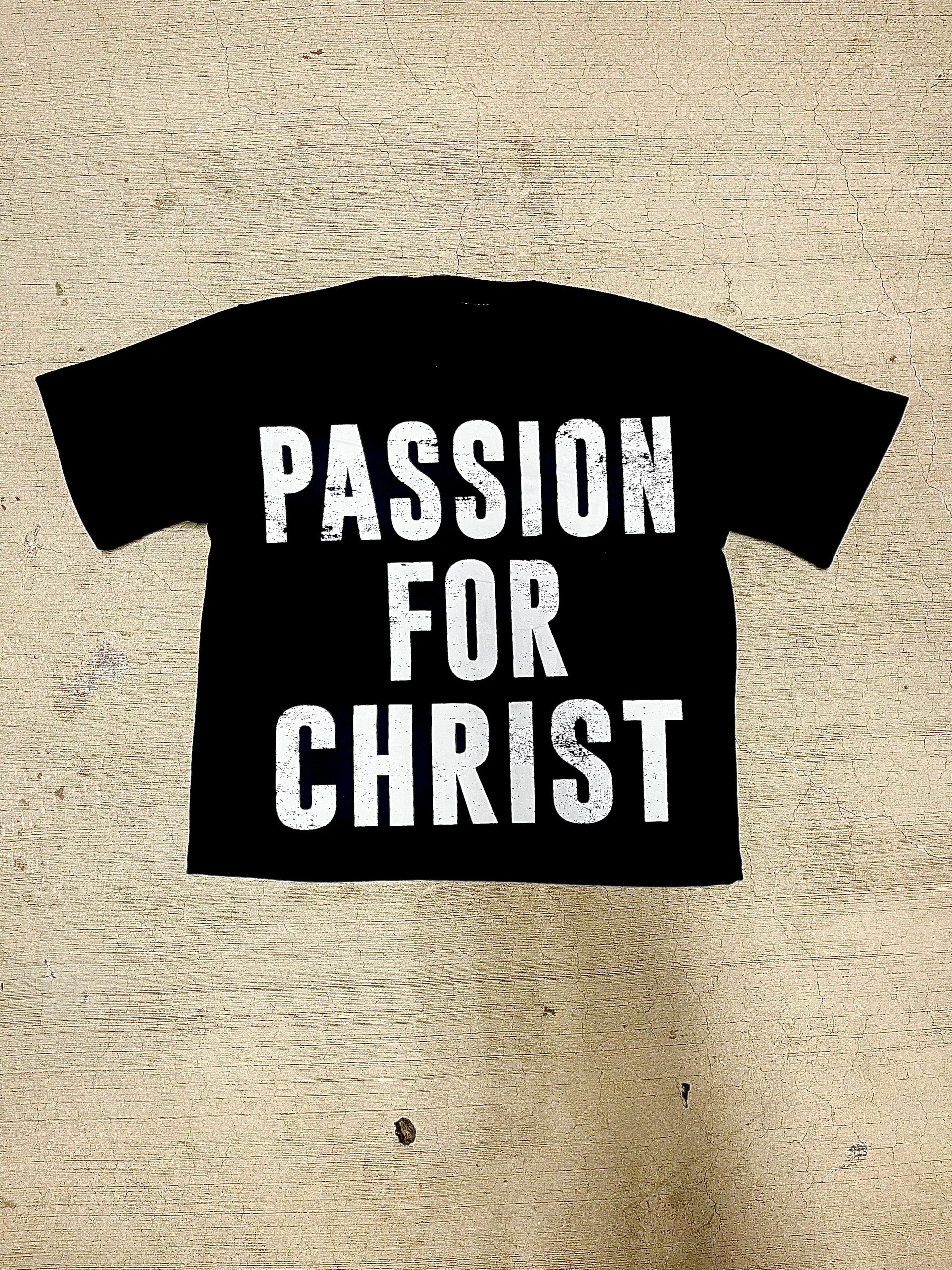 Black Passion For Christ Tshirt